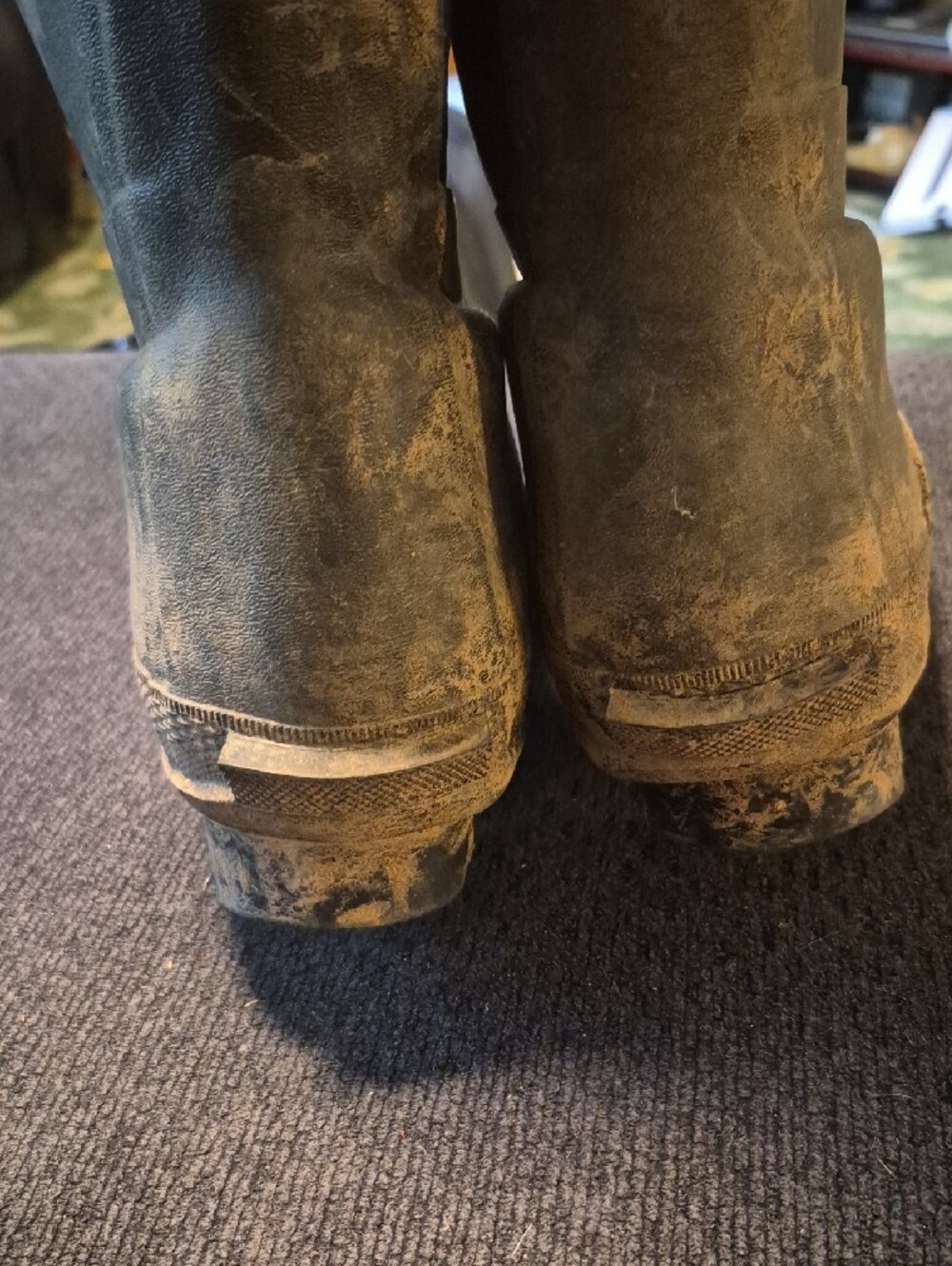 Itasca Black Men's Rain & Snow Rubber Boots - Picture 5 of 7